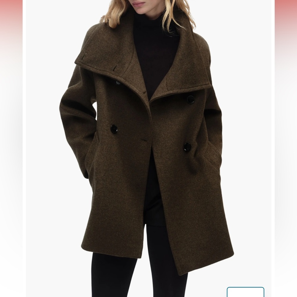 Mango Double Breasted Coat NWT - Picture 4 of 6
